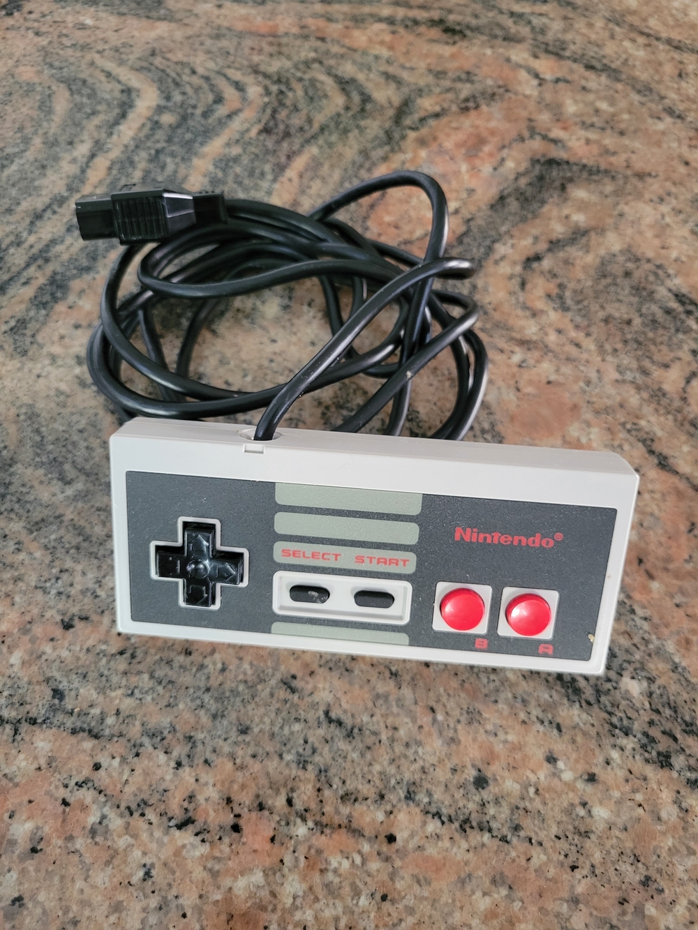 Nintendo Grey Controller with Red Buttons